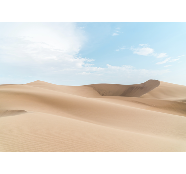 Serene sand dunes fototapete puščava - TenStickers
