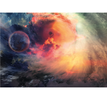 Cosmic swirling nebula vesoljski fototapeti - TenStickers