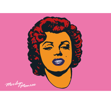 Marilyn monroe izvirne fototapeta za slikanje pop arta - TenStickers