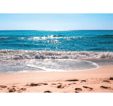 Beachside tranquility fototapete z morjem - TenStickers