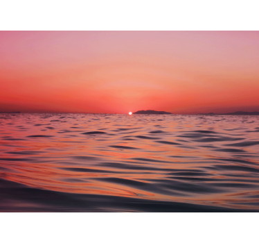 Twilight above the sea fototapete z morjem - TenStickers