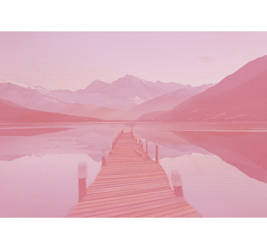 Serene lake outlook stenske poslikave - TenStickers