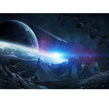 Astral planetary landscape vesoljski fototapeti - TenStickers