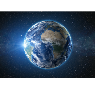 tapeta planeta zemlja v vesolju - TenStickers