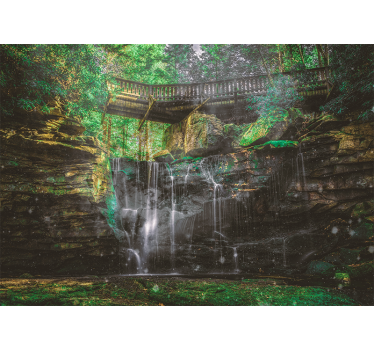 Scenic waterfall view stenske poslikave - TenStickers