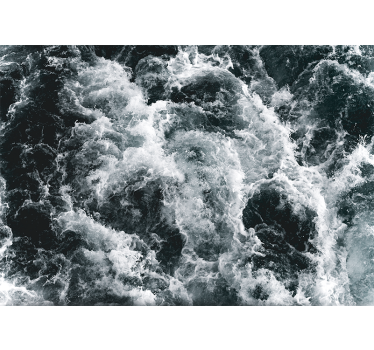Churning ocean waves fototapete z morjem - TenStickers