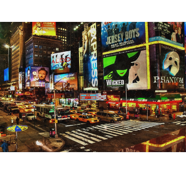 Briljantnost times square Fototapeta New York - TenStickers
