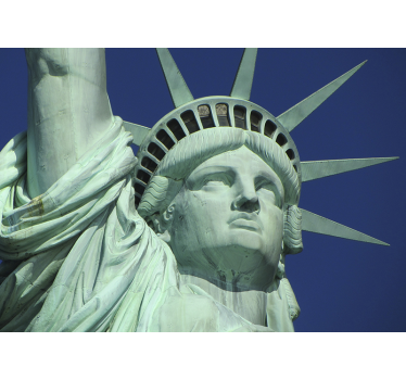 Kip svobode soočeni s stenskim zidom new york - TenStickers