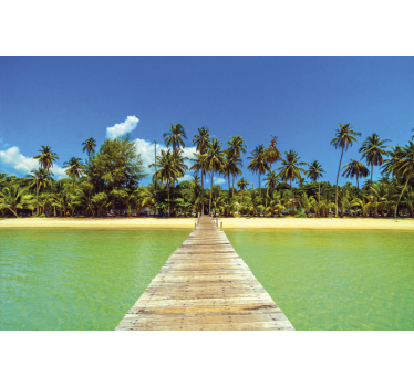 Tropical paradise escape stenske poslikave - TenStickers