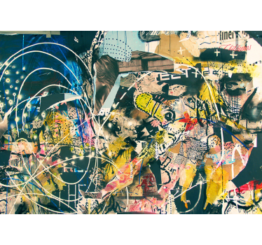 Urbana ulična umetnost Fototapete s graffiti motivi - TenStickers