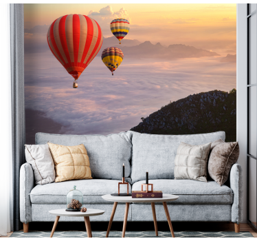 Airborne balloons stenske poslikave - TenStickers