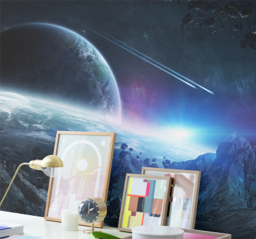Astral planetary landscape vesoljski fototapeti - TenStickers