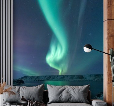Aurora borealis exhibition fototapete neba - TenStickers
