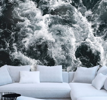 Churning ocean waves fototapete z morjem - TenStickers