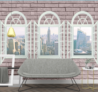 City skyline vista fototapeta new york - TenStickers