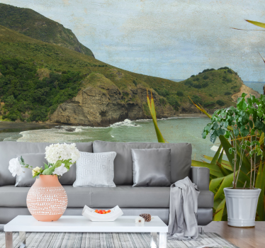 Coastal greenery view stenske poslikave - TenStickers
