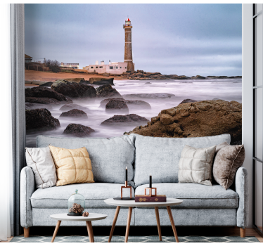 Coastal lighthouse view stenske poslikave - TenStickers