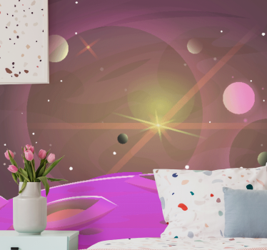 Cosmic celestial perspective vesoljski fototapeti - TenStickers