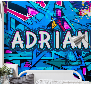 Customizable graffiti style fototapete z motivi graffiti - TenStickers