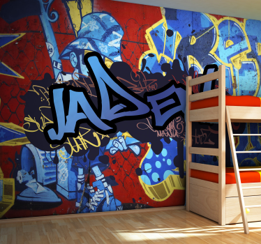 Grafiti po meri ime po meri fototapeta - TenStickers