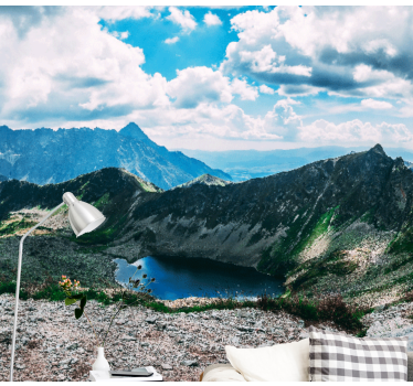 Grand mountain lake stenske poslikave - TenStickers