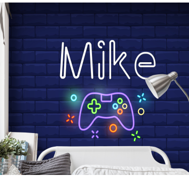 Ime po meri pisane playstation oddaljene fototapeta - TenStickers
