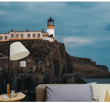 Lighthouse on cliffs stenske poslikave - TenStickers
