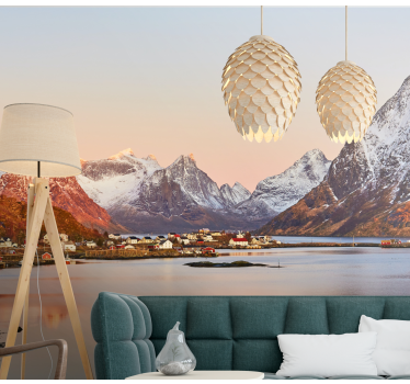 Lofoten islands norveški fototapeta tapeta - TenStickers