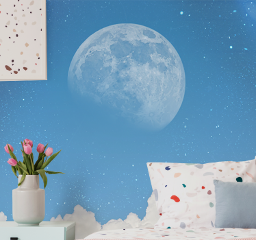 Lunar evening skyline vesoljski fototapeti - TenStickers