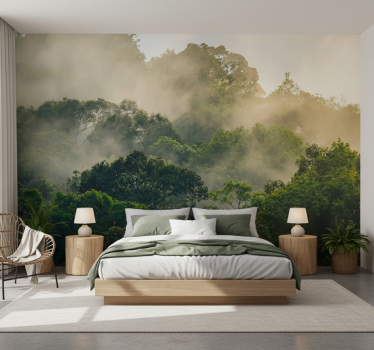 Lush jungle canopy fototapeta gozd - TenStickers