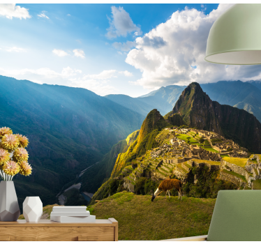 Machu picchu panorama stenske poslikave - TenStickers