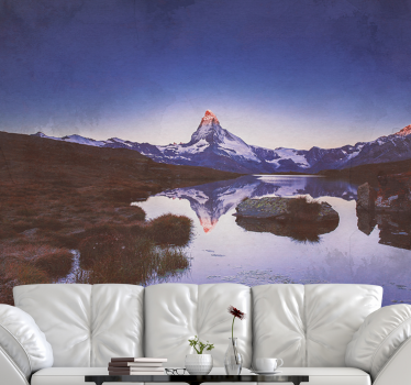 Majestic mountain echo stenske poslikave - TenStickers