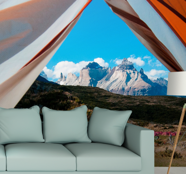 Mountain view canvas stenske poslikave - TenStickers