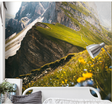 Mountainous terrain stenske poslikave - TenStickers