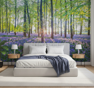Nature-inspired modernism fototapeta gozd - TenStickers