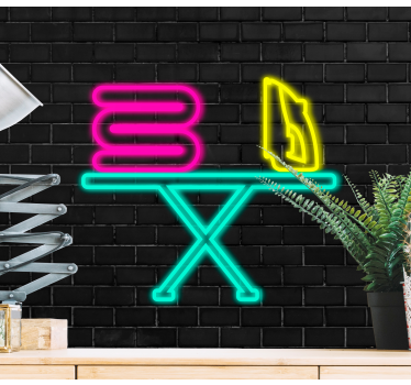 Neon ironing station s fototapetami graffiti motivi - TenStickers