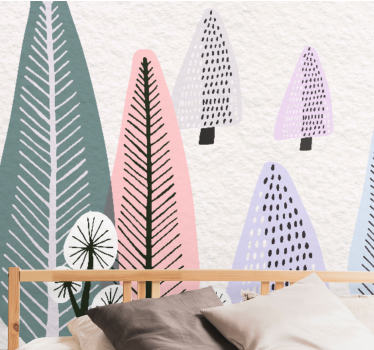 Ornamental leaf motifs fototapetai dreves - TenStickers