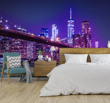 Pogled na mestno obzorje Fototapeta New York - TenStickers