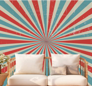 Radial color burst fototapete z graffiti motivi - TenStickers