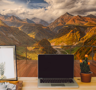 Regal mountain vista stenske poslikave - TenStickers