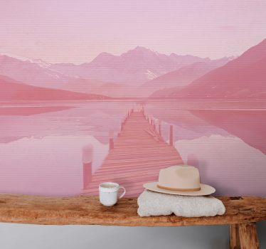 Serene lake outlook stenske poslikave - TenStickers