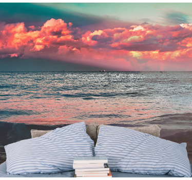 Spokojnost oceanskega sončnega zahoda Fototapete Narava - TenStickers
