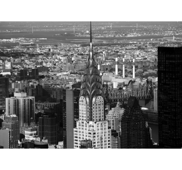 Stenski zidni fototapeta z letališko emperijo država new york - TenStickers
