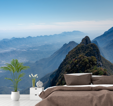 Stunning mountain range vista stenske poslikave - TenStickers
