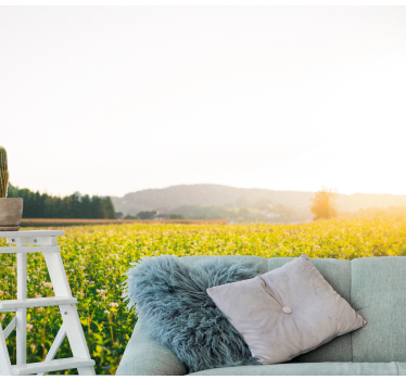 Tranquil meadow scenery fototapete narava - TenStickers