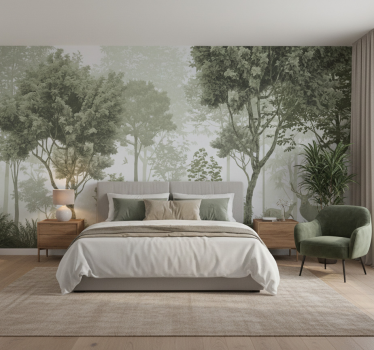 Tranquil nature escape fototapeta gozd - TenStickers