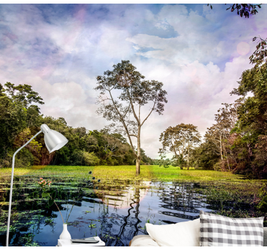 Tranquil nature scene stenske poslikave - TenStickers