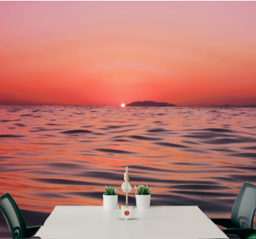 Twilight above the sea fototapete z morjem - TenStickers
