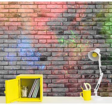 Urban color splash fototapete z graffiti motivi - TenStickers