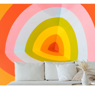 Vintage mural vzorca pop art - TenStickers